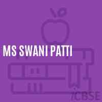 Ms Swani Patti Middle School Logo