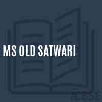 Ms Old Satwari Secondary School Logo