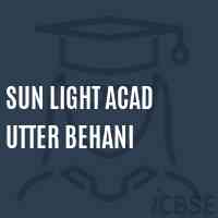 Sun Light Acad Utter Behani Secondary School Logo