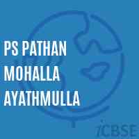 Ps Pathan Mohalla Ayathmulla Primary School Logo