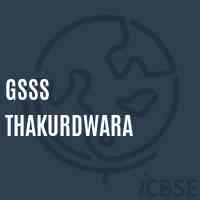 Gsss Thakurdwara High School Logo
