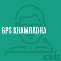 Gps Khamradha Primary School Logo