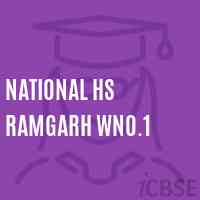 National Hs Ramgarh Wno.1 Secondary School Logo