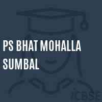 Ps Bhat Mohalla Sumbal Primary School Logo