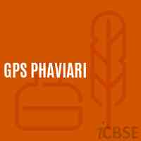 Gps Phaviari Primary School Logo