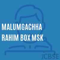 Malumgachha Rahim Box Msk School Logo