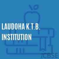 Laudoha K.T.B. Institution High School Logo
