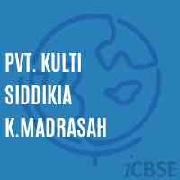 Pvt. Kulti Siddikia K.Madrasah Primary School Logo