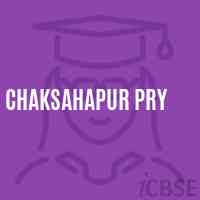 Chaksahapur Pry Primary School Logo