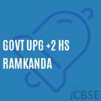 Govt Upg +2 Hs Ramkanda Senior Secondary School Logo