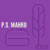 P.S. Mahro Middle School Logo