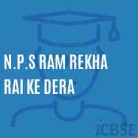 N.P.S Ram Rekha Rai Ke Dera Primary School Logo