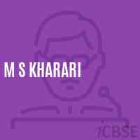 M S Kharari Middle School Logo