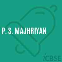 P. S. Majhriyan Primary School Logo