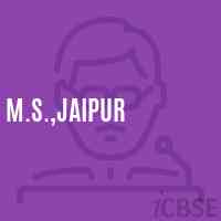 M.S.,Jaipur Middle School Logo