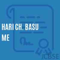 Hari Ch. Basu Me Middle School Logo