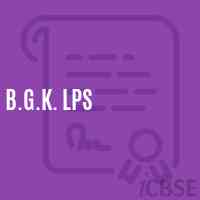 B.G.K. Lps Primary School Logo