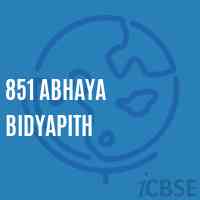 851 Abhaya Bidyapith Primary School Logo