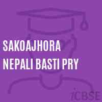 Sakoajhora Nepali Basti Pry Primary School Logo