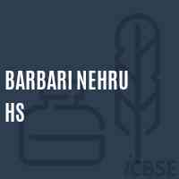 Barbari Nehru Hs Secondary School Logo
