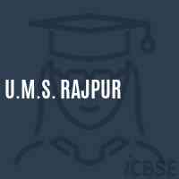 U.M.S. Rajpur Middle School Logo