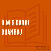 U.M.S Dadri Dhanraj Middle School Logo