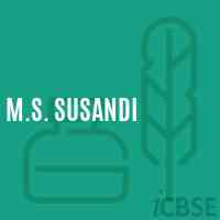 M.S. Susandi Middle School Logo