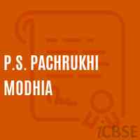 P.S. Pachrukhi Modhia Primary School Logo