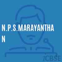N.P.S.Marayanthan Primary School Logo