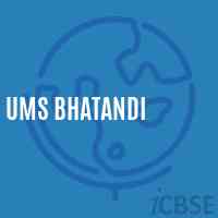 Ums Bhatandi Middle School Logo