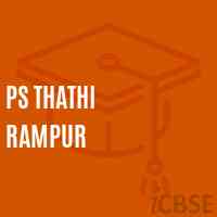 Ps Thathi Rampur Primary School Logo