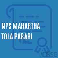Nps Mahartha Tola Parari Primary School Logo