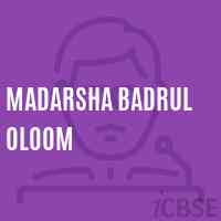 Madarsha Badrul Oloom Senior Secondary School Logo