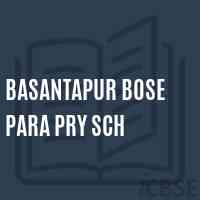 Basantapur Bose Para Pry Sch Primary School Logo