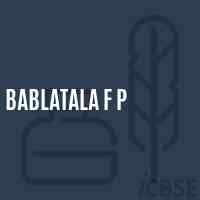 Bablatala F P Primary School Logo