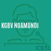 Kgbv Noamundi High School Logo