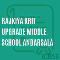 Rajkiya Krit Upgrade Middle School andarsala Logo
