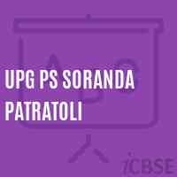 Upg Ps Soranda Patratoli Primary School Logo