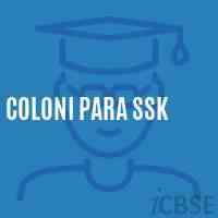 Coloni Para Ssk Primary School Logo