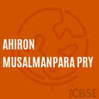 Ahiron Musalmanpara Pry Primary School Logo