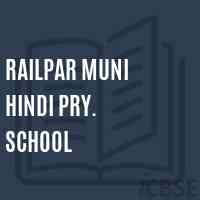 Railpar Muni Hindi Pry. School Logo