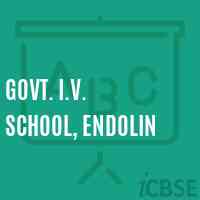 Govt. I.V. School, Endolin Logo