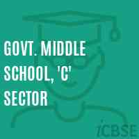 Govt. Middle School, 'C' Sector Logo