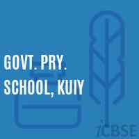 Govt. Pry. School, Kuiy Logo