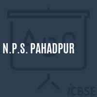 N.P.S. Pahadpur Primary School Logo