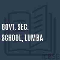 Govt. Sec. School, Lumba Logo