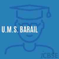 U.M.S. Barail Middle School Logo