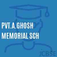 Pvt.A.Ghosh Memorial Sch Secondary School Logo