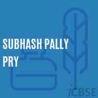 Subhash Pally Pry Primary School Logo