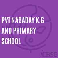 Pvt Nabaday K.G and Primary School Logo